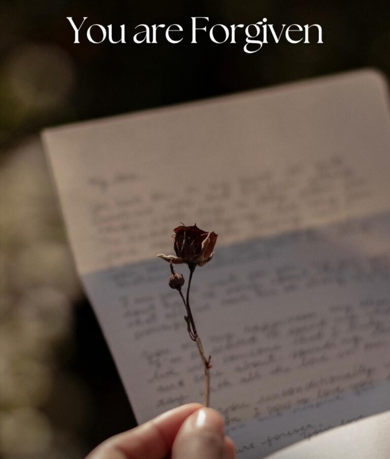 You are forgiven